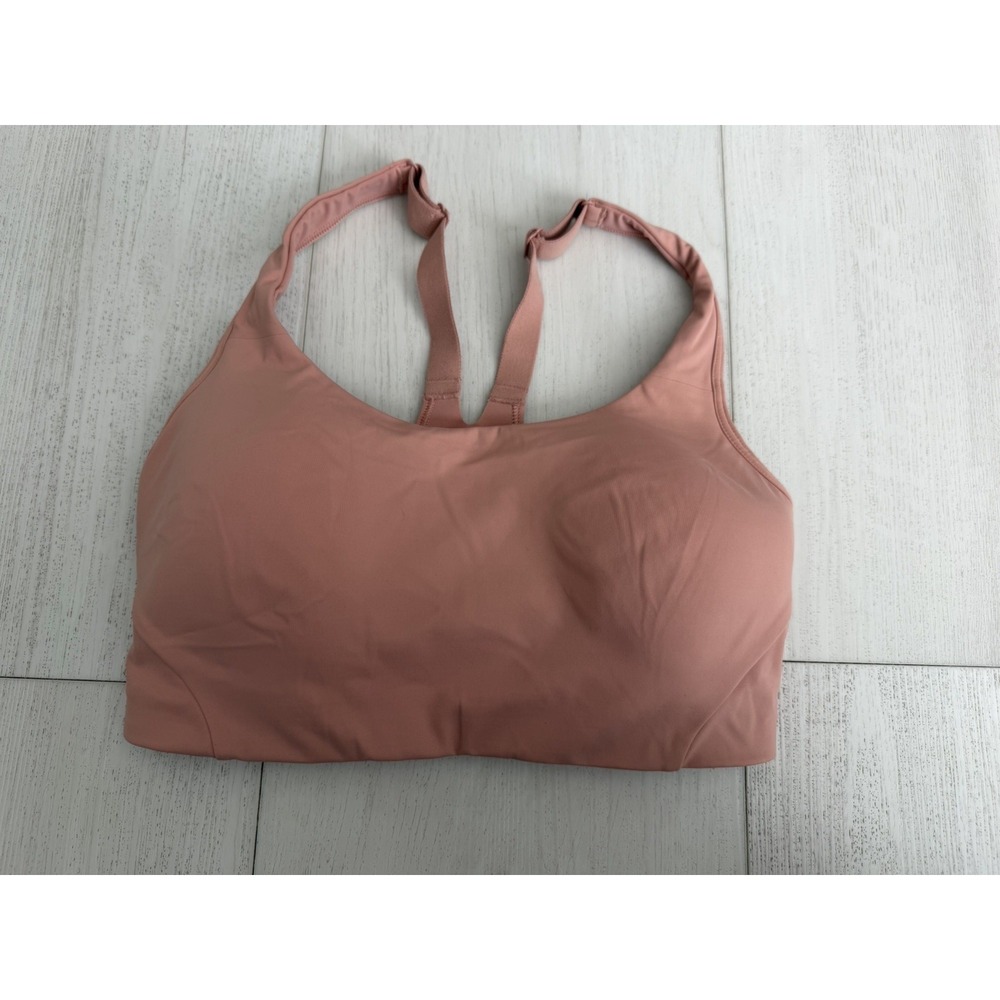 Lululemon All Powered Up Bra Sz 32DD Pink Raceback‎